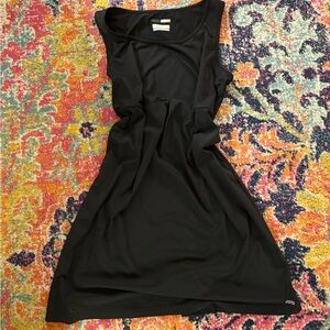 Columbia Black Sleeveless Scoop Neck Athletic Sundress